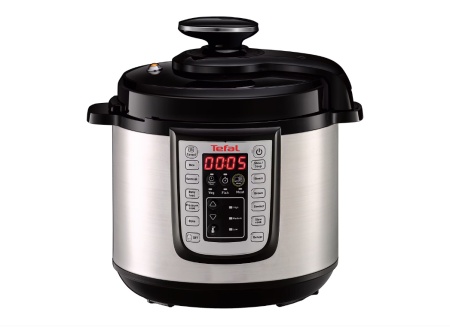 Oala sub presiune electrica Tefal One Pot CY505E30, 1200W, capacitate vas antiaderent 5.8 L, 25 de programe, functie pastrare la cald, argintiu &negru, Resigilat, Grad A