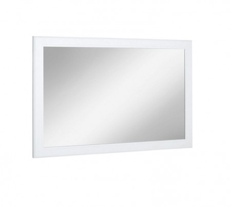 Oglinda de perete Home Affaire, lemn/sticla, alb, 129 x 74,6 cm - Img 1