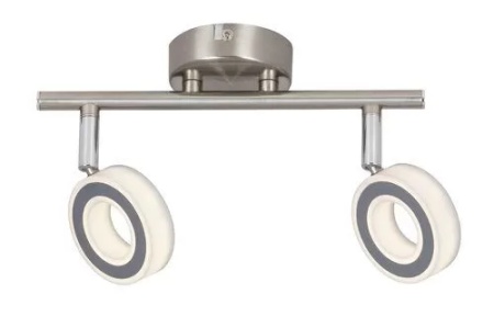 Plafoniera LED Rabalux Zora, 9W, alb-crom