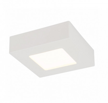 Plafoniera LED Svenja III fier/plastic, alb, 1 bec, 230 V - Img 1