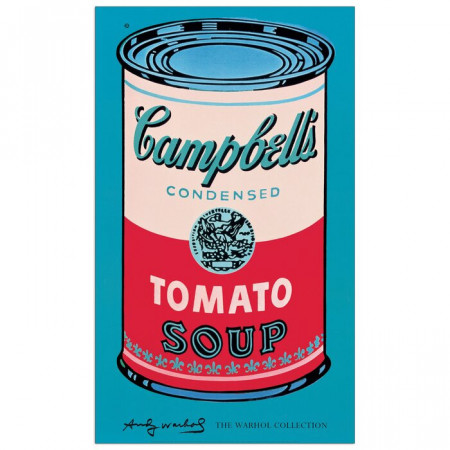 Poster „Campbell&#039;s Soup Can”, albastru/rosu, 101 x 61 cm - Img 1