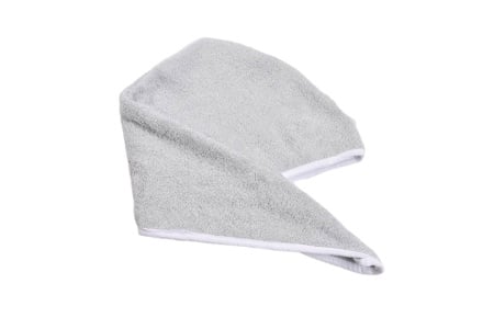 Prosop tip turban par frotir bumbac 100% gri