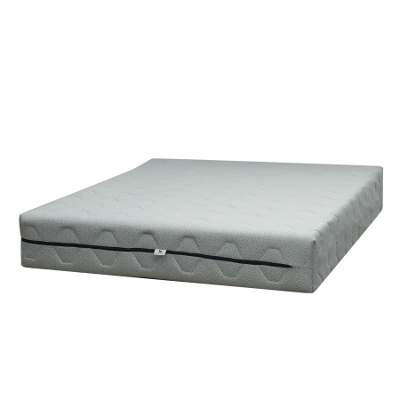 Saltea Reversibila, Buona Notte, Union, 160X190x20 cm, spuma poliuretanica, High Resilience, ortopedica, antibacterian, dehusabil, husa Cardinal, fermitate medie