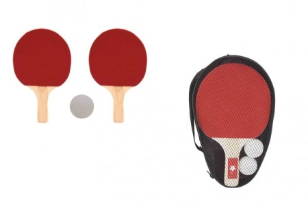 Set 2 palete ping pong in husa cu 2 mingi incluse