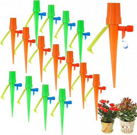 Set de 15 picuratoare pentru plante Slurerbe, ABS, multicolor, 22,9 cm