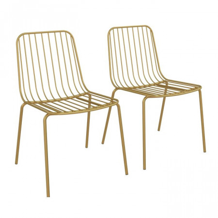 Set de 2 scaune Bourquin, 80,01 x 55,88 x 52,07 cm - Img 1