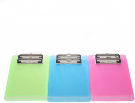 Set de 6 clipboard-uri A5 TUKA-i-AKUT, plastic/metal, multicolor