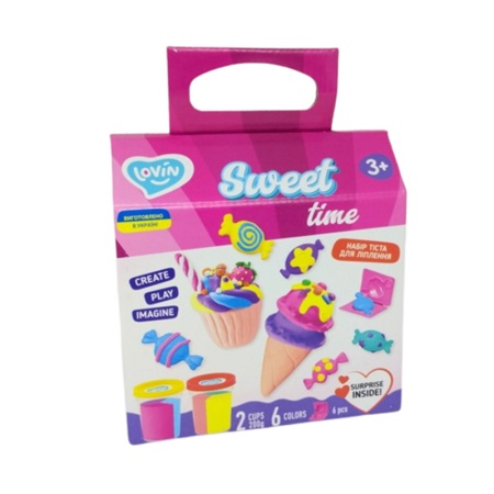 Set plastilina 100% ECO, Lovin'Do, Sweet Time