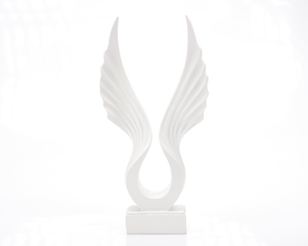 Statueta "Flight" White din rasina