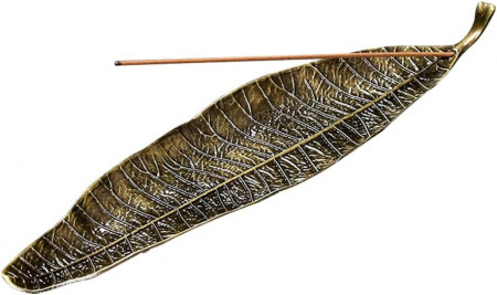 Suport pentru betisoarele de tamaie Tokaneit, aliaj de zinc, bronz, 20,8 x 4 cm