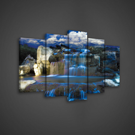 Tablou Blue Waterfall - Img 1