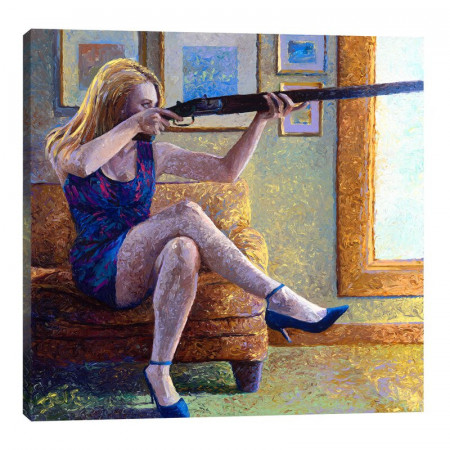 Tablou canvas Claire&#039;s Gun , 121.92 x 121.92 - Img 1