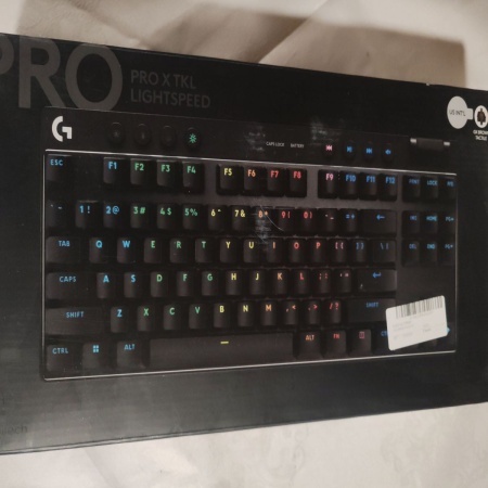 Tastatura Gaming Logitech G PRO X TKL Lightspeed, Negru, Resigilat, Grad A