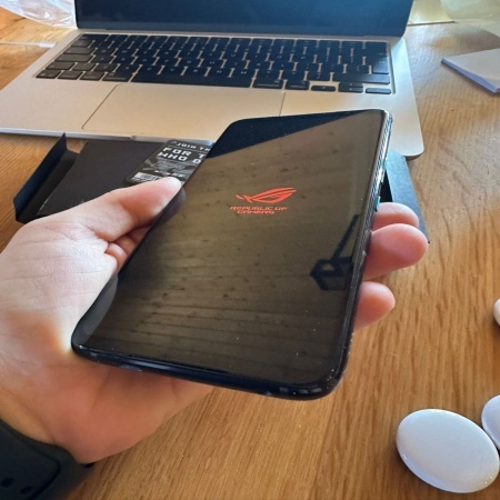 Telefon mobil ASUS ROG Phone 6D, Dual SIM, 12GB RAM, 256GB, 5G, Space Gray, Resigilat, Grad B