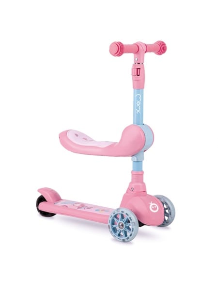 Trotineta transformabila 2in1 MoMi Kiuru - Pink