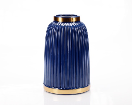 Vaza decorativa "Luxe" albastra
