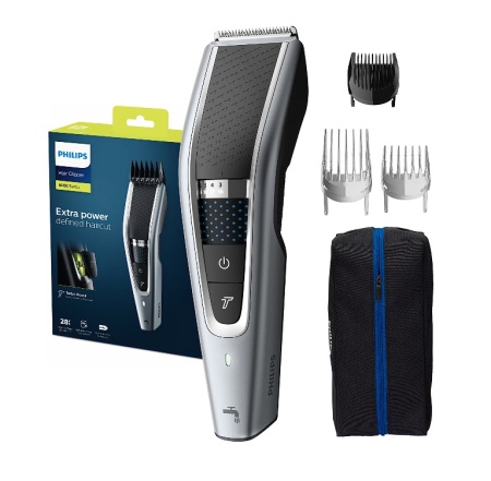 Aparat de tuns PHILIPS HC5630/15, 0.5-28 mm, 28 trepte, Litiu Ion, Lavabil, Argintiu, Resigilat, Grad A - Img 1