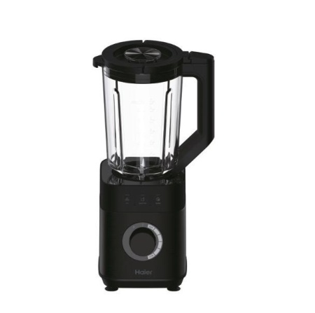 Blender Haier, I-Master Series 5, 2L, 4 lame oțel inoxidabil, sticlă, negru, cu ambalaj deteriorat