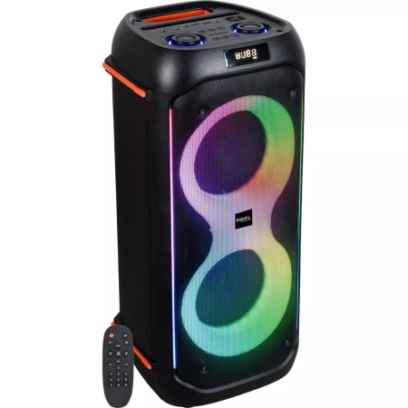 Boxa portabila Ibiza Sound, COLUMBA80, 600W, Bluetooth, USB, microSD, AUX si MIC, negru, Resigilat, Grad A