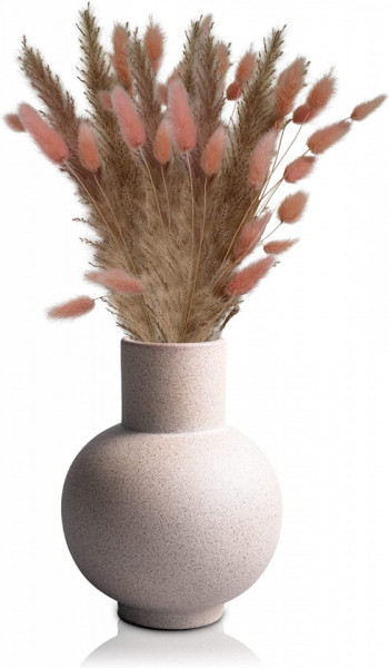 Buchet de pampas Rellinger®, roz/maro, flori uscate, 44 cm