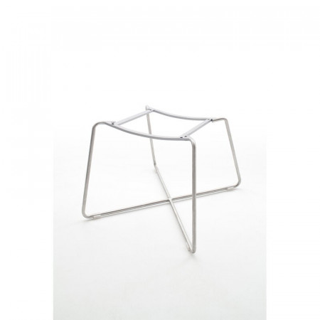 Cadru pentru scaun Tessera, metal, argintiu, 42 x 52 x 60 cm - Img 1
