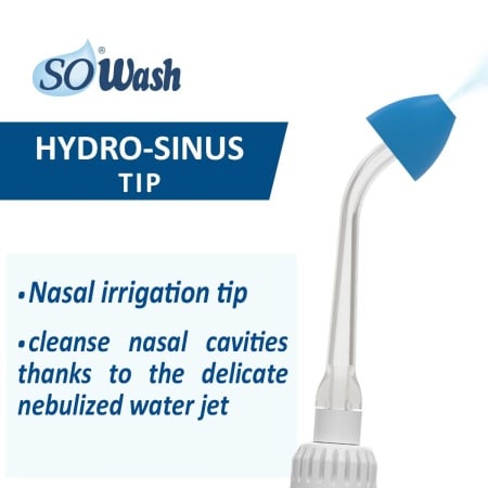 Cap irigator nazal Hydro-Sinus So Wash, pentru dus bucal electric cu rezervor