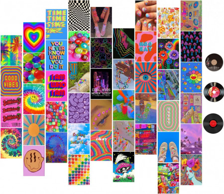 Colaj foto TUNAON, 70 piese, carton, multicolor, 10 x 15 cm - Img 1