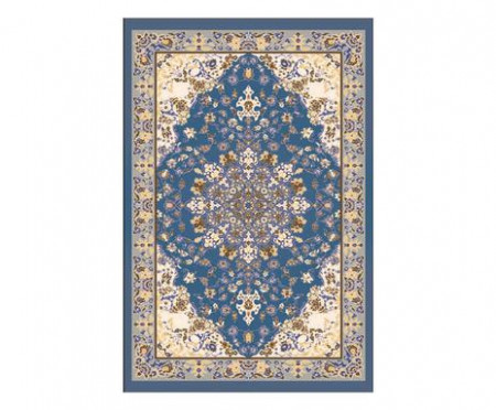 Covor Albert, textil, maro/albastru, 160 x 230 cm