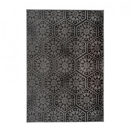 Covor Monroe negru, 200 cm x 290 cm - Img 1