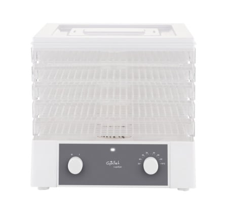 Deshidrator-uscator de alimente GALLET LAPALISSE DES121, 250 W, 5 niveluri, gri cu alb - Img 1