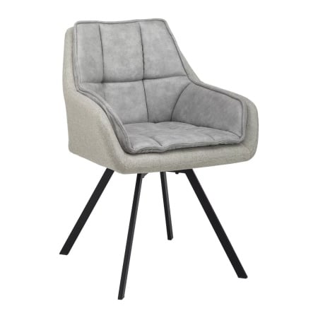 Fotoliu Billy bej, pivotant, tapițat, din material textil țesut, 62/85/62 cm