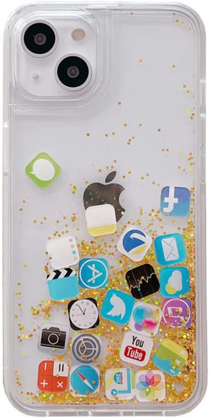 Husa de protectie pentru iPhone 13 PRO Keyihan, TPU, multicolor, 6,1 inchi