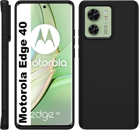 Husa de protectie pentru Motorola Edge 40 Pro Lemxiee, TPU, negru, 6,67 inchi