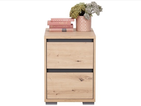 Noptiera CarryHome 40/55/48 cm, stejar