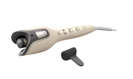 Ondulator automat Philips SenseIQ Seria 8000 BHB887/00, tehnologie SenseIQ, 3 setari de temperatura, 3 directii ondulare, ingrijire cu ioni, Champagne, Resigilat, Grad A