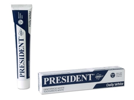 Pasta de dinti President White, pentru albire naturala 75ml