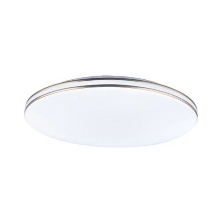 Plafoniera Albrecht, LED, metal/acril, alb/argintiu, 8 x 53 x 53 cm