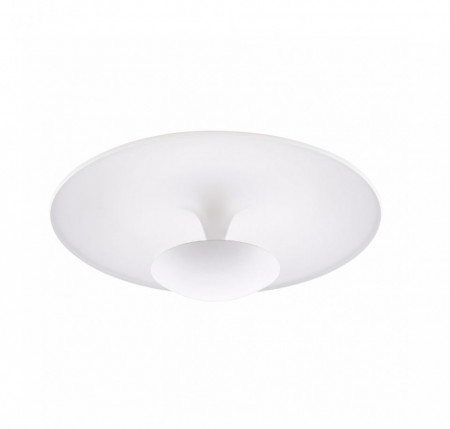 Plafoniera LED Toronja otel, alb, 1 bec, diametru 55 cm, rotunda, 220 V, 24 W - Img 1