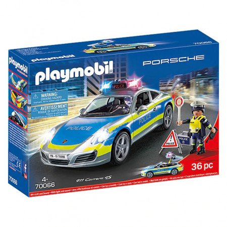 Playmobil City Life - Porsche 911 Carrera 4S Police - Img 1