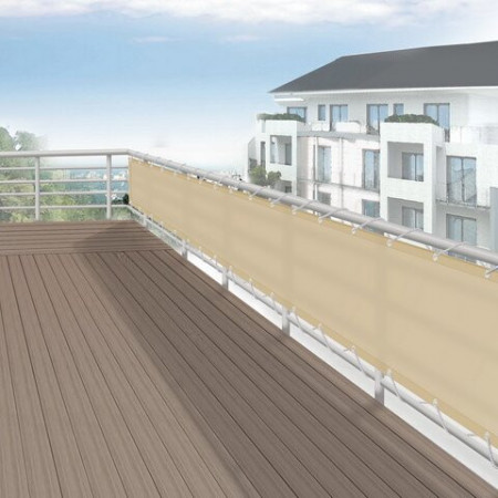 Prelata balcon Portland, crem, 300 x 75 cm - Img 1