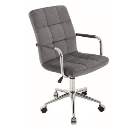 Scaun birou copii SL Q022 gri velvet