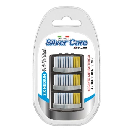 Set 3 rezerve Silver Care One Medii cap argint, actiune antibacteriana naturala si continua