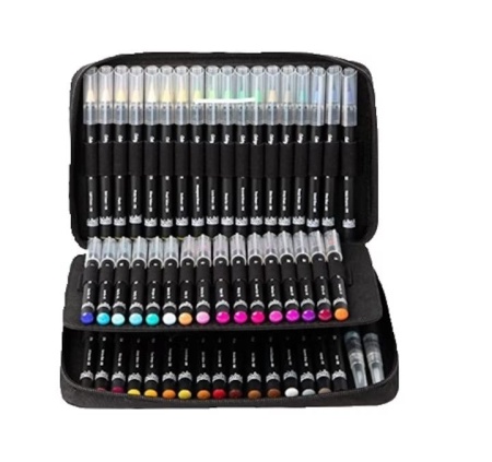 Set 50 de Carioci, Colorya, 26 x 17 x 5 cm, Multicolor, Resigilat, Grad A