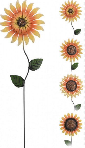 Set de 2 decoratiuni gradina Karll floarea soarelui - Img 1
