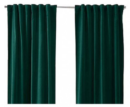 Set de 2 draperii Sammie verde, 105x300 cm - Img 1