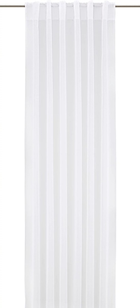Set de 2 perdele Tosca albe, gata confecționate, 140/245 cm