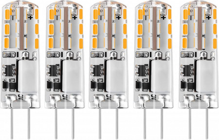 Set de 5 becuri I-SHUNFA, LED, 12 V, G4, 1,24 W