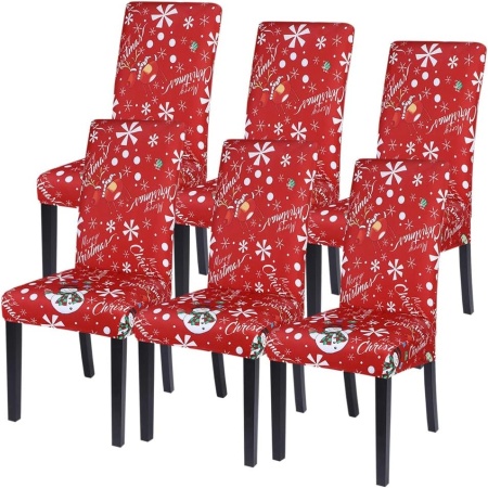 Set de 6 huse pentru scaune JuneJour, poliester, multicolor, 60 x 50 x 50 cm