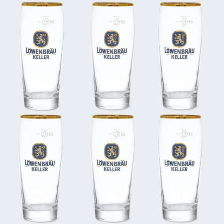 Set de 6 pahare pentru bere Franziskaner, sticla, transparent, 500 ml - Img 1