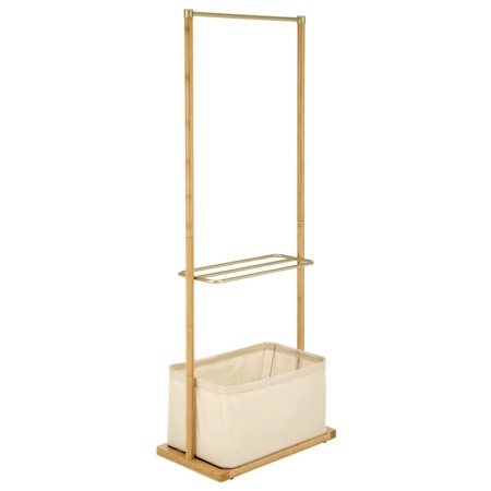 Stender pentru umerase HM WU31, cu spatiu de depozitare textil, 60x35x166 cm